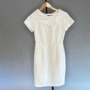 Ellen Tracy - Sheath Dress - White,  Size 2
